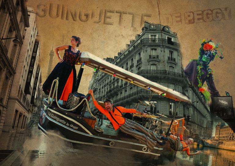 la guinguette de peggy - guinguette - musiciens - spectacle de rue - festival