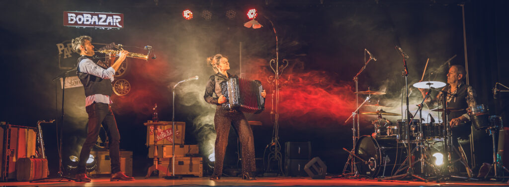 Spectacle Je pars - Pause pendant le concert